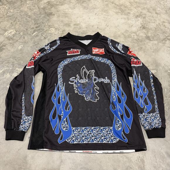 Silent Death Paintball Team Size XL Jersey 22 Rare Reds International Starter - Picture 1 of 5